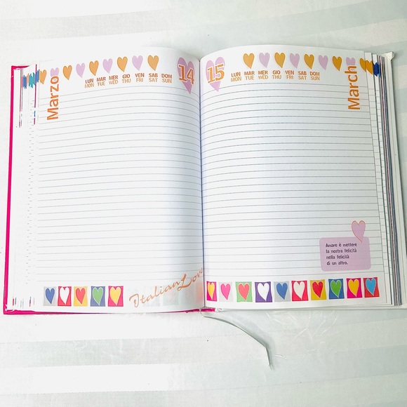 Vintage Italian Love Planner / AMAZING! - Picture 9 of 13